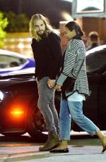 ZOE SALDANA Out and About in Studio City 03/23/2016