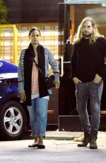 ZOE SALDANA Out and About in Studio City 03/23/2016