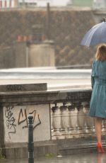 ADELE EXARCHOPOULOS on the Set of 