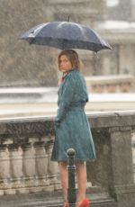 ADELE EXARCHOPOULOS on the Set of 