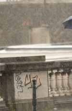 ADELE EXARCHOPOULOS on the Set of 