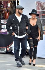 ADRIENNE BAILON at Rose Bowl Flea Market in Pasadena 04/10/2016