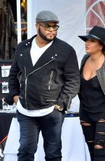 ADRIENNE BAILON at Rose Bowl Flea Market in Pasadena 04/10/2016