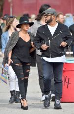 ADRIENNE BAILON at Rose Bowl Flea Market in Pasadena 04/10/2016