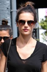 ALESSAMDRA AMBROSIO in Skirt Out Shopping in West Hollywood 04/13/2016