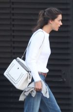 ALESSANDRA AMBROSIO Arrives at Nobu Restaurant in Malibu 04/11/2016