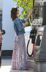 ALESSANDRA AMBROSIO at a Gas Station in Los Angeles 04/19/2016