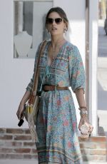 ALESSANDRA AMBROSIO at Brentwood Country Mart 04/22/2016