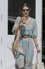 ALESSANDRA AMBROSIO at Brentwood Country Mart 04/22/2016
