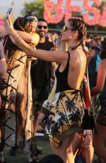 ALESSANDRA AMBROSIO at Coachella Valley Music and Arts Festival, Day 2 04/16/2016