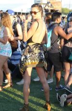 ALESSANDRA AMBROSIO at Coachella Valley Music and Arts Festival, Day 2 04/16/2016
