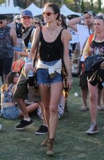 ALESSANDRA AMBROSIO at Coachella Valley Music and Arts Festival, Day 2 04/16/2016