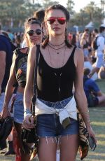 ALESSANDRA AMBROSIO at Coachella Valley Music and Arts Festival, Day 2 04/16/2016