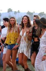 ALESSANDRA AMBROSIO at Coachella Valley Music and Arts Festival, Day Three, 04/17/2016
