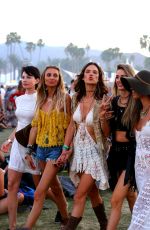 ALESSANDRA AMBROSIO at Coachella Valley Music and Arts Festival, Day Three, 04/17/2016