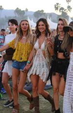 ALESSANDRA AMBROSIO at Coachella Valley Music and Arts Festival, Day Three, 04/17/2016
