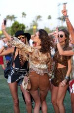 ALESSANDRA AMBROSIO at Coachella Valley Music and Arts Festival in Indio 04/15/2016