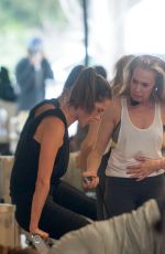 ALESSANDRA AMBROSIO at Yoga Class in Los Angeles 04/10/2016