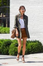 ALESSANDRA AMBROSIO Leaves Gracias Madre in Los Angeles 04/12/2016