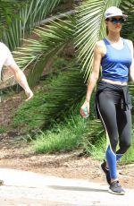 ALESSANDRA AMBROSIO Out Hiking in Los Angeles 04/10/2016