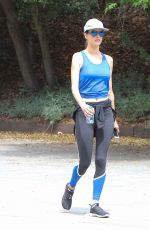 ALESSANDRA AMBROSIO Out Hiking in Los Angeles 04/10/2016