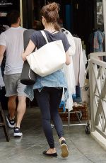 ALESSANDRA AMBROSIO Out in Brentwood 04/08/2016