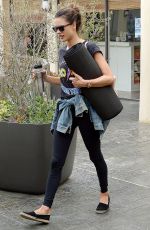 ALESSANDRA AMBROSIO Out in Brentwood 04/08/2016