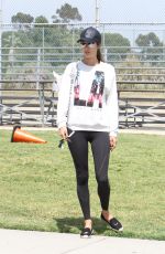 ALESSANDRA AMBROSIO Out in Santa Monica 04/26/2016