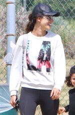 ALESSANDRA AMBROSIO Out in Santa Monica 04/26/2016