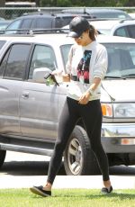 ALESSANDRA AMBROSIO Out in Santa Monica 04/26/2016