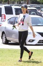 ALESSANDRA AMBROSIO Out in Santa Monica 04/26/2016