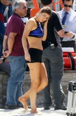 ALEXANDRA DADDARIO on the Set of 
