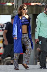 ALEXANDRA DADDARIO on the Set of 