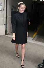 ALICE EVE Leaves Huffpolive Studios in New York 04/11/2016
