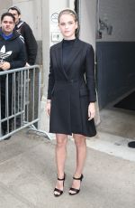 ALICE EVE Leaves Huffpolive Studios in New York 04/11/2016