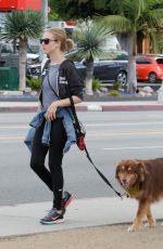 AMANDA SEYFRIED and Finn Out in West Hollywood 04/10/2016