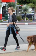AMANDA SEYFRIED and Finn Out in West Hollywood 04/10/2016