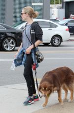 AMANDA SEYFRIED and Finn Out in West Hollywood 04/10/2016