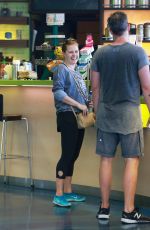 AMY ADAMS at Earth Bar in West Hollywood 04/22/2016