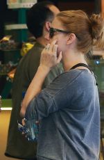 AMY ADAMS at Earth Bar in West Hollywood 04/22/2016