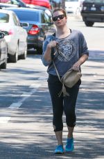 AMY ADAMS at Earth Bar in West Hollywood 04/22/2016