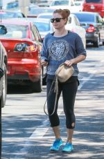 AMY ADAMS at Earth Bar in West Hollywood 04/22/2016