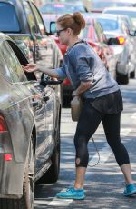 AMY ADAMS at Earth Bar in West Hollywood 04/22/2016