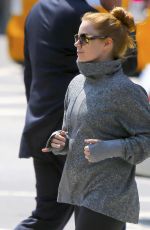 AMY ADAMS Out Jogging in New York 04/26/2016