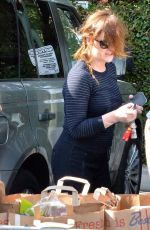 AMY POEHLER Leaves Bristol Farms in West Hollywood 04/26/2016