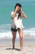 ANDI DORFMAN at a Beach in Miami 04/18/2016