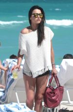 ANDI DORFMAN at a Beach in Miami 04/18/2016