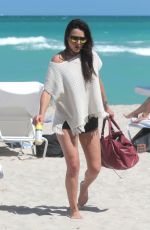 ANDI DORFMAN at a Beach in Miami 04/18/2016