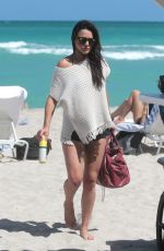ANDI DORFMAN at a Beach in Miami 04/18/2016