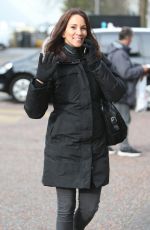 ANDREA MCLEAN Arrives at ITV Studios in London 04/29/2016
